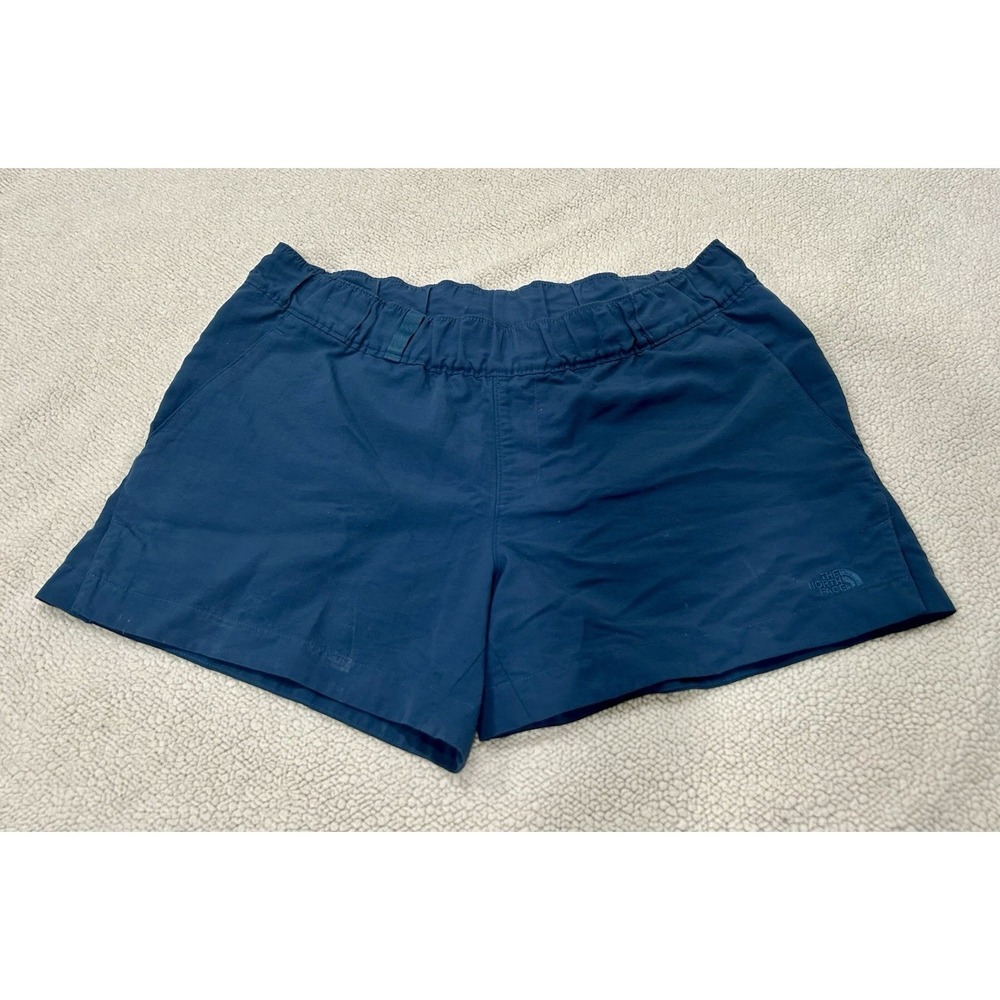The North Face Women s Size M Blue Class V Belted Hiking Shorts MISSING BELT